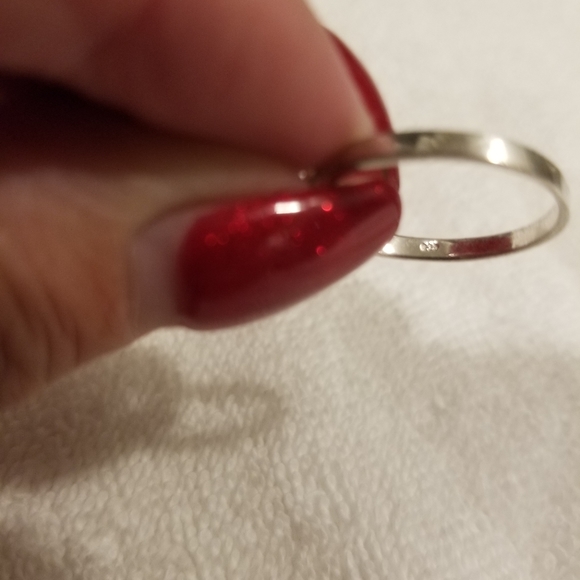 Double heart ring 6 1/2 - Picture 2 of 6